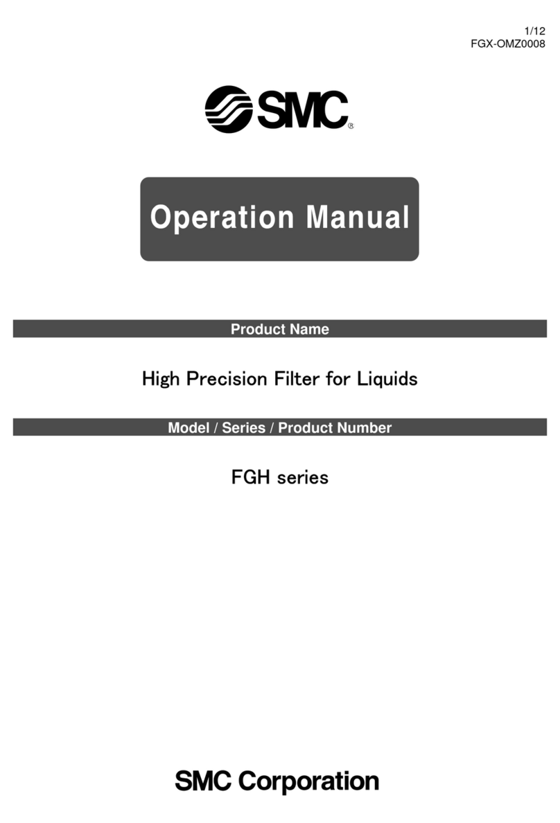 SMC Networks FGH Series Operation manual