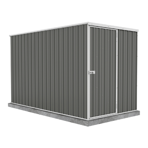 ABSCO SHEDS 15301FK manual