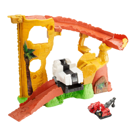 Mattel DREAMWORKS DINOTRUX ROCK SLIDE REVENGE instructions