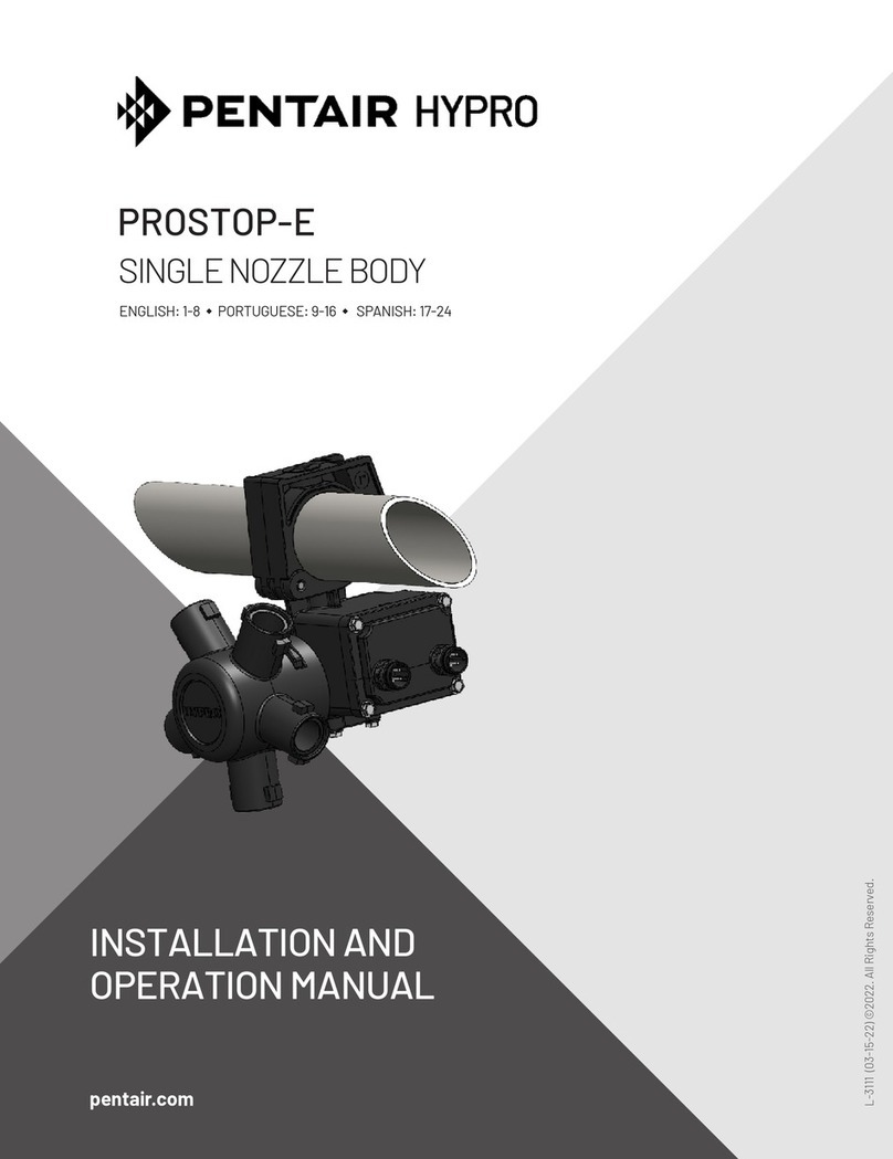 Pentair HYPRO PROSTOP-E User manual