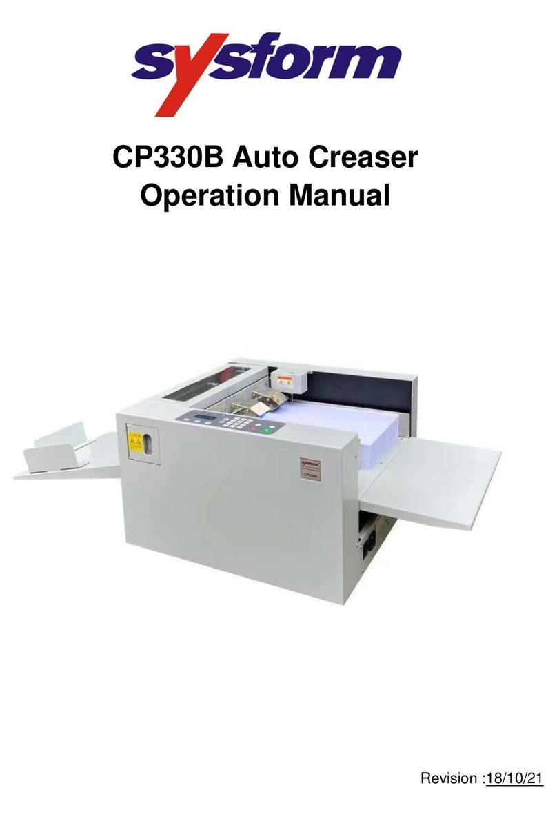 SYSFORM CP330B User manual