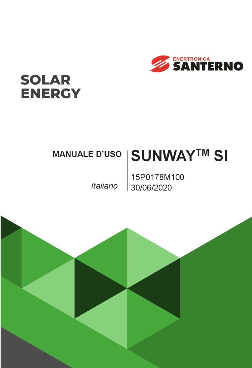 Santerno SUNWAY SI manual
