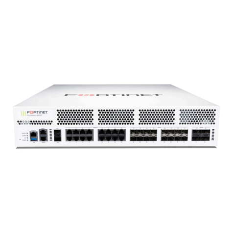Fortinet FortiGate 2600F Series quick start guide