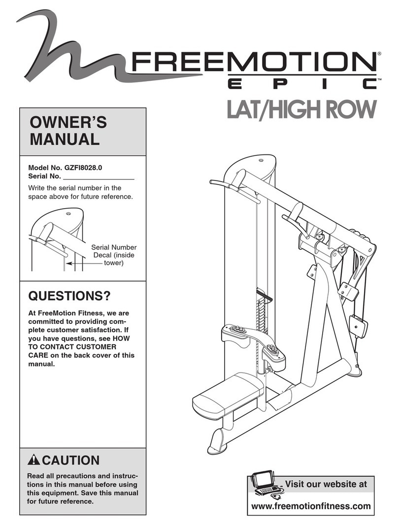FREE MOTION Epic GZFI8028.0 User manual
