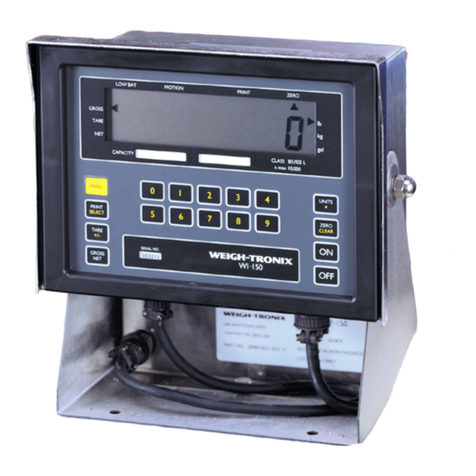 Avery Weigh-Tronix WI-150 User manual