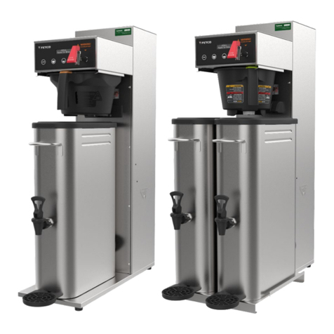 Fetco TEAVARIS PLUS TBS-1221 Users guide and operator instructions