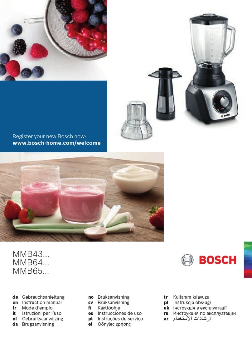 Bosch MMB43 SERIES User manual