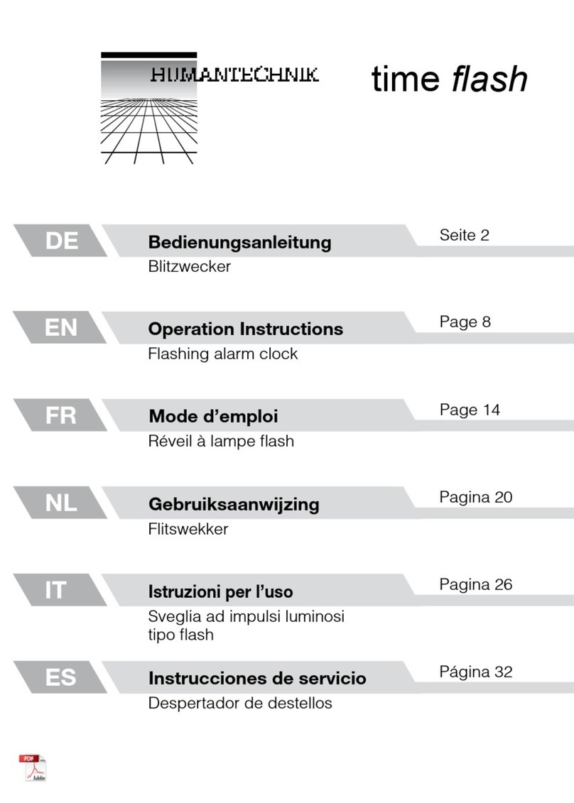 HumanTechnik time flash A-3140-0 User manual