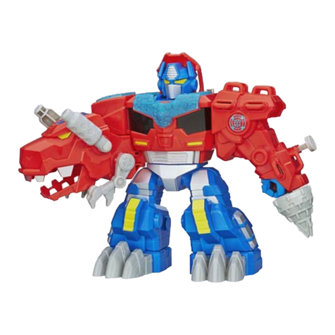 Hasbro TRANSFORMERS OPTIMUS PRIME T-REX User manual