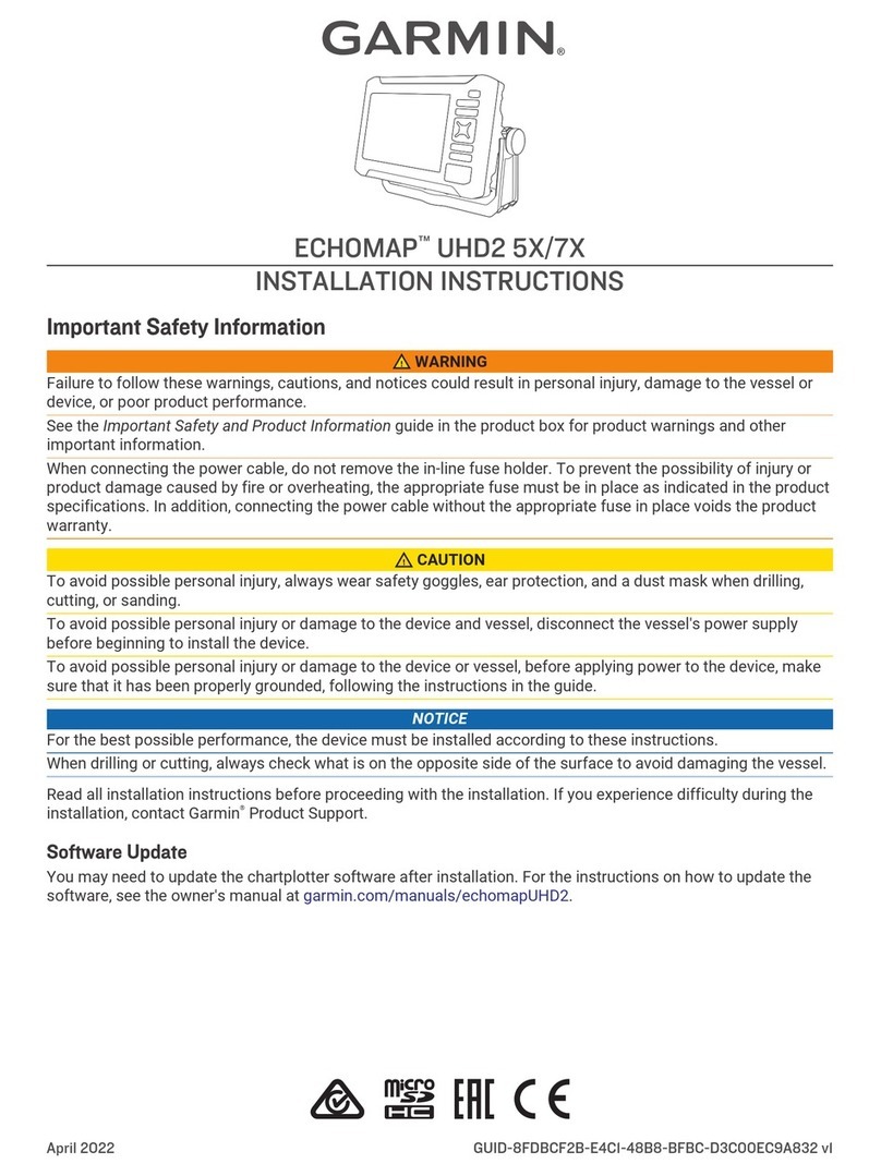 Garmin ECHOMAP UHD2 5X User manual