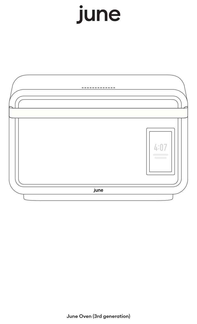 june Oven instruction manual