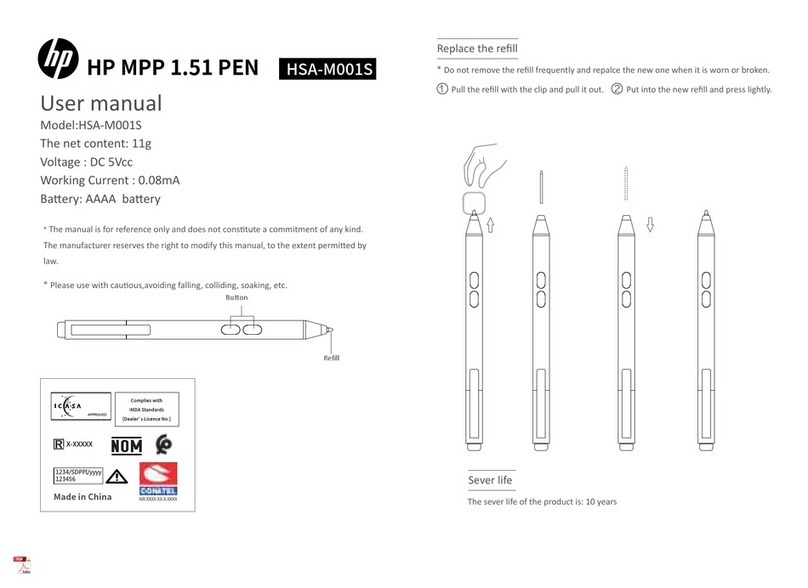 HP HSA-M001S User manual