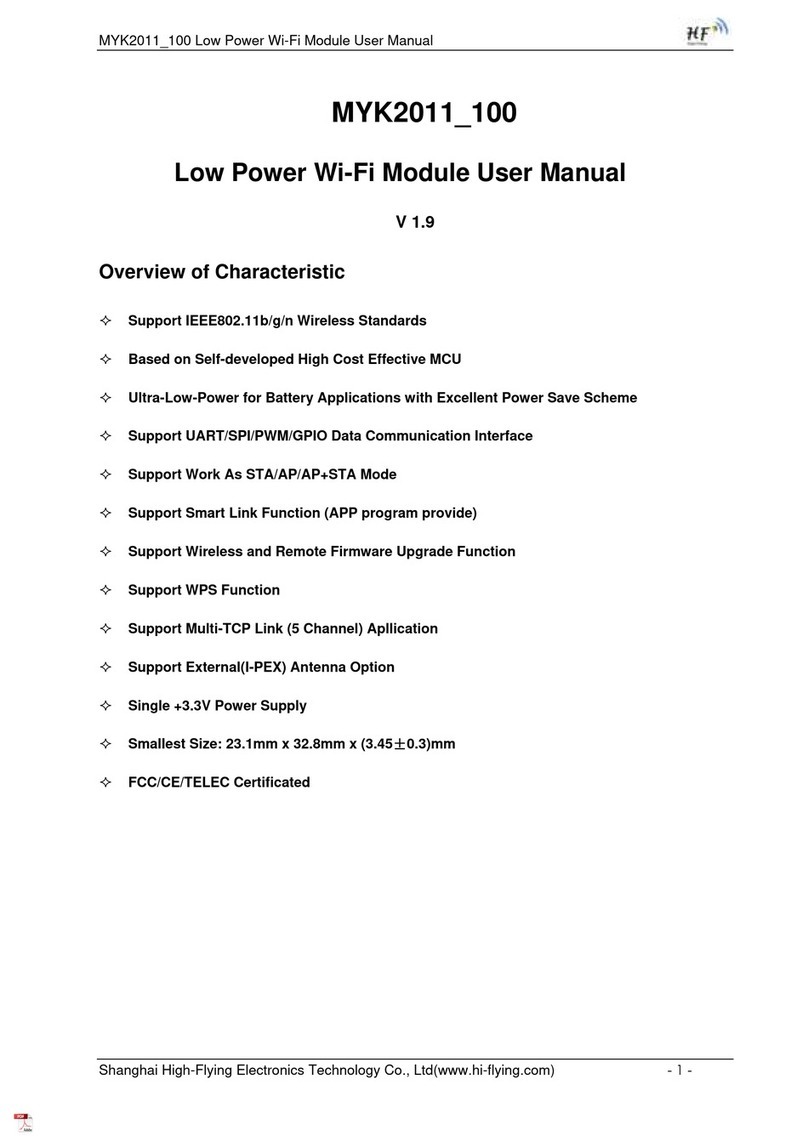 High-Flying MYK2011_100 user manual