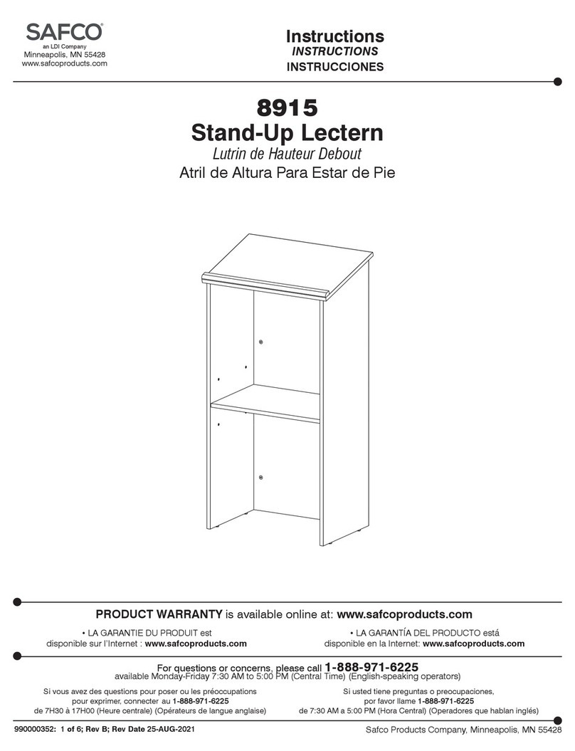 LDI SAFCO 8915 User manual LDI SAFCO 8915 User manual