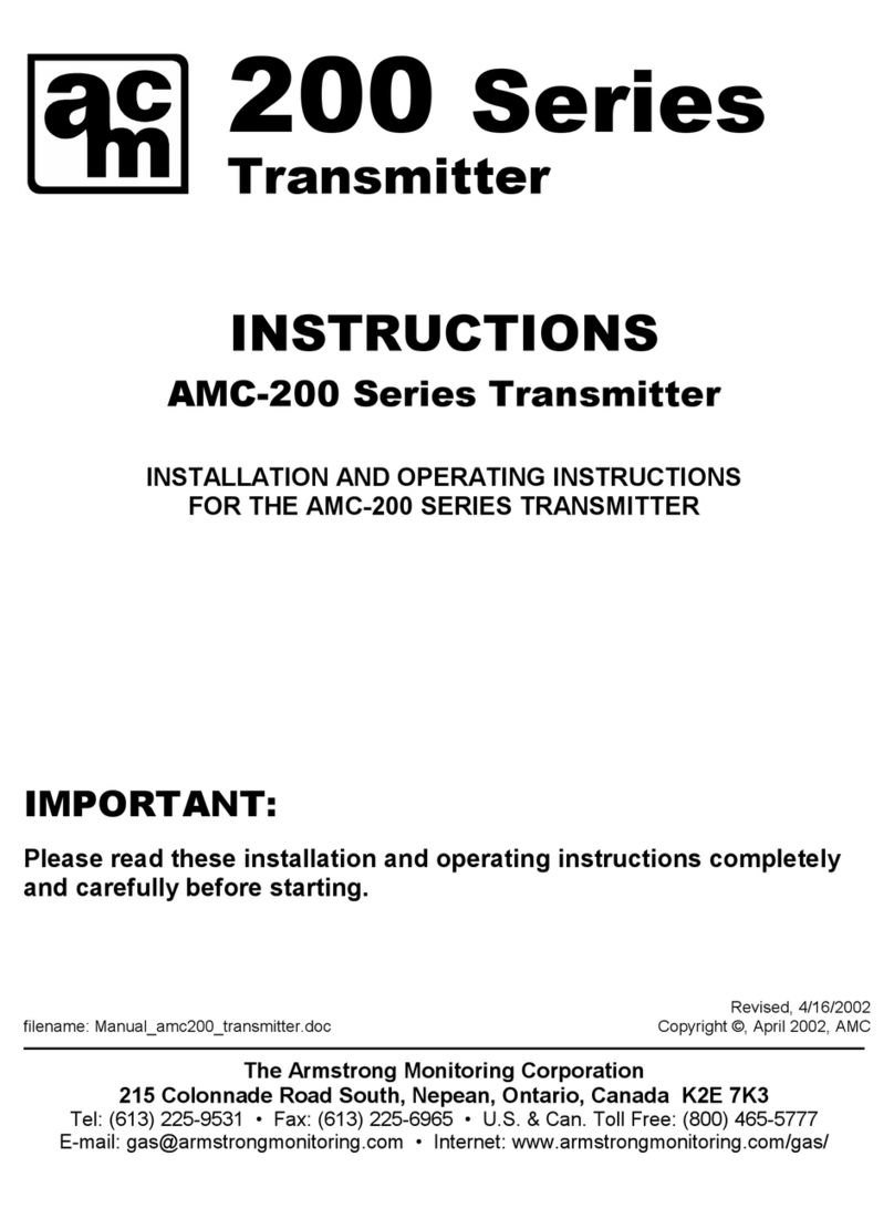 ACM 200 Series User manual