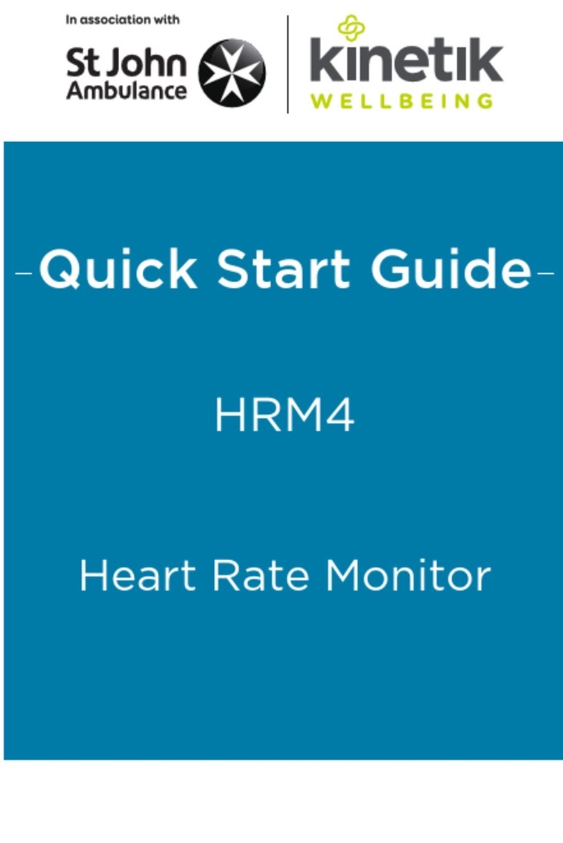 Kinetik Wellbeing HRM4 quick start guide