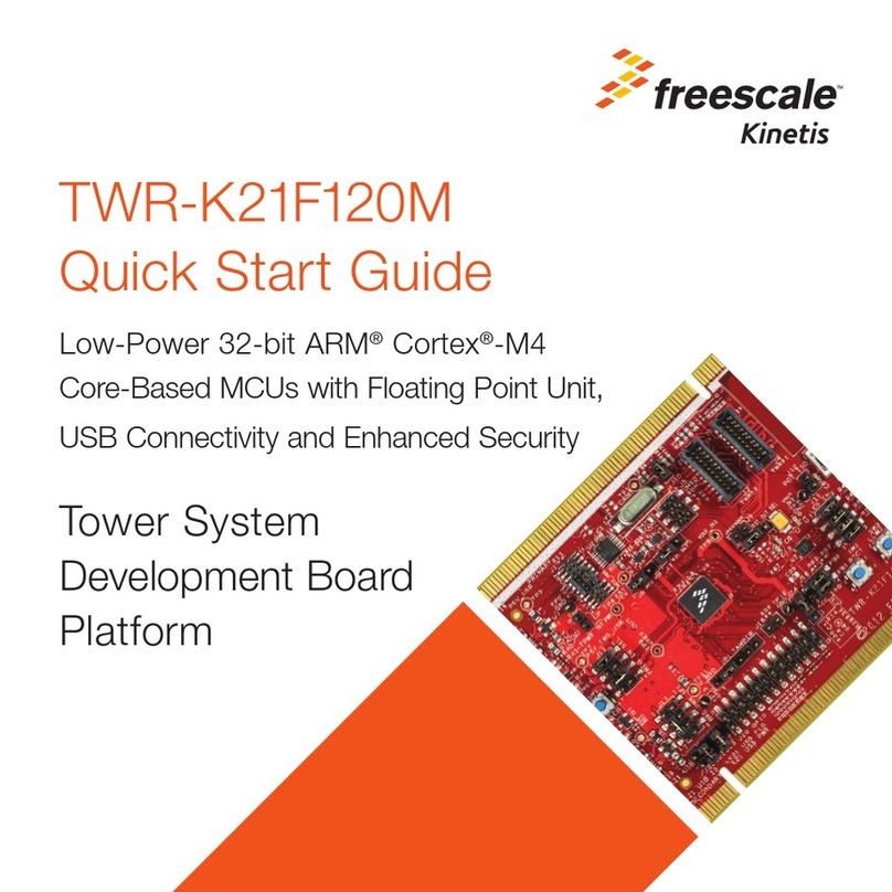 Freescale Semiconductor TWR-K21F120M User manual