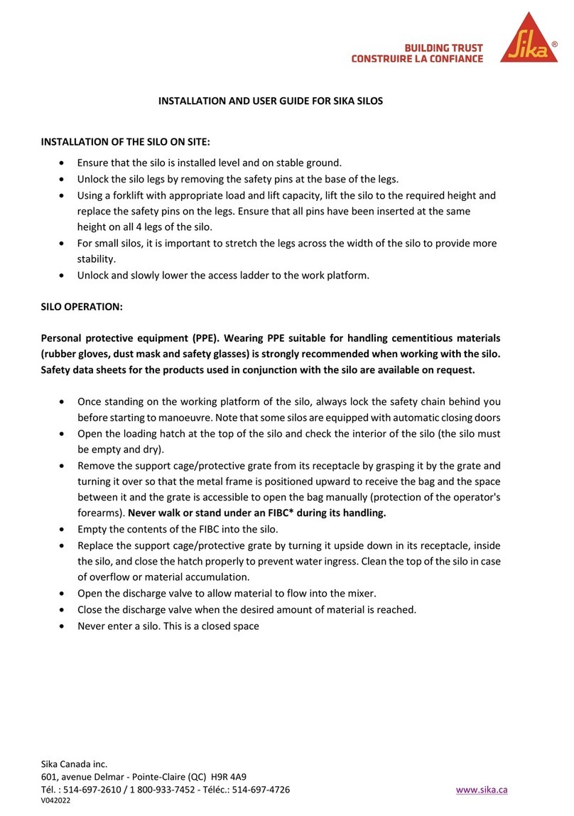 SIKA SILO Installation and user guide