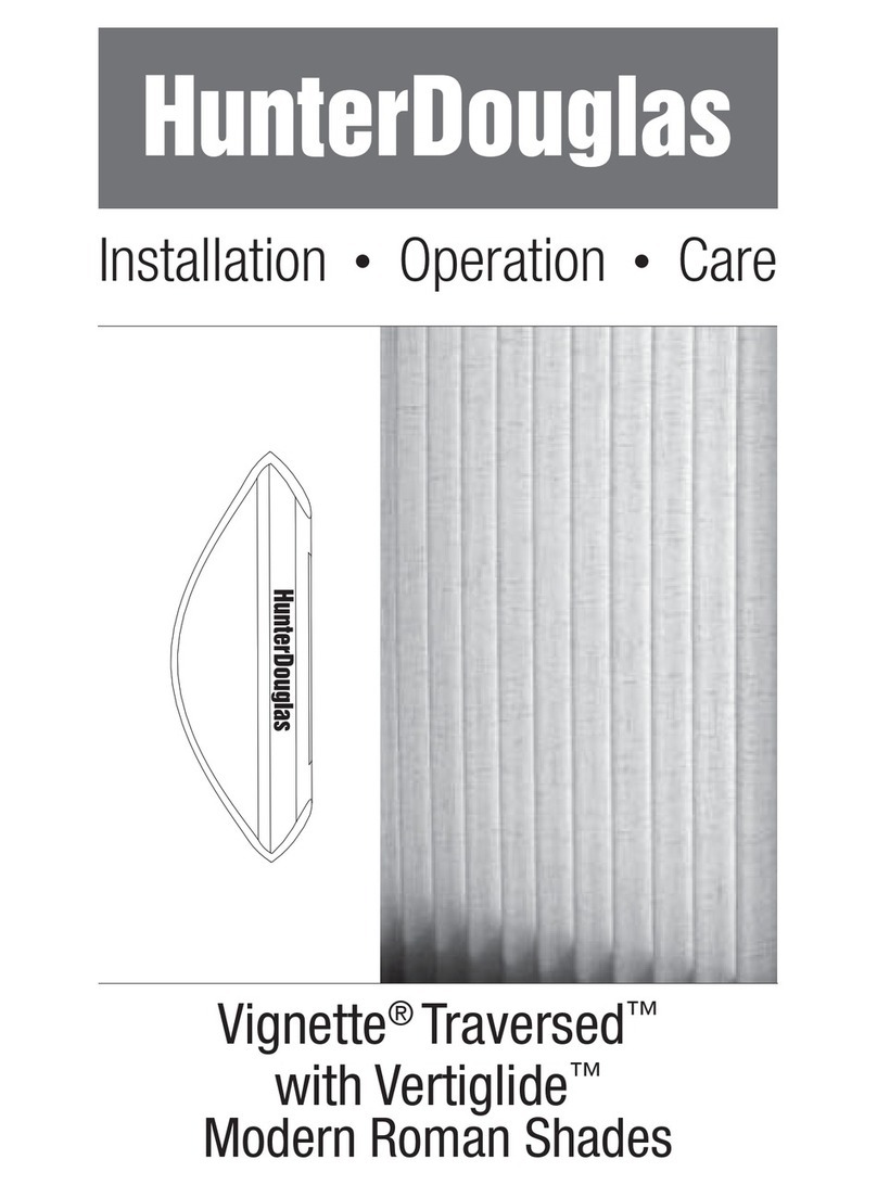 HunterDouglas Vignette Traversed User manual
