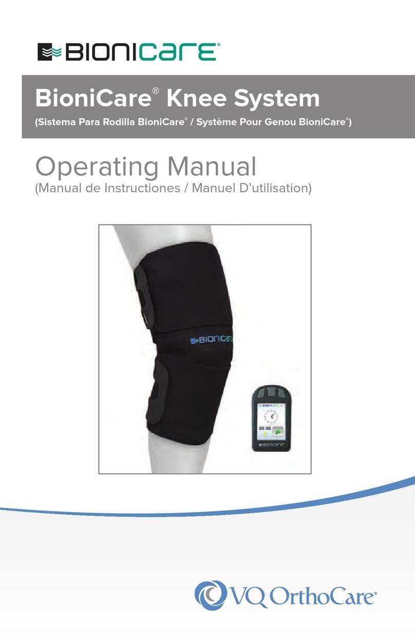 VQ OrthoCare BIONICARE KNEE SYSTEM operating manual