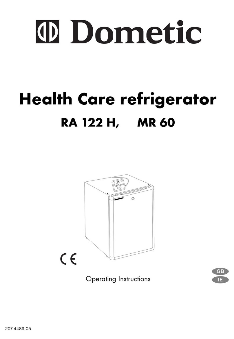 Dometic RA 122 H User manual