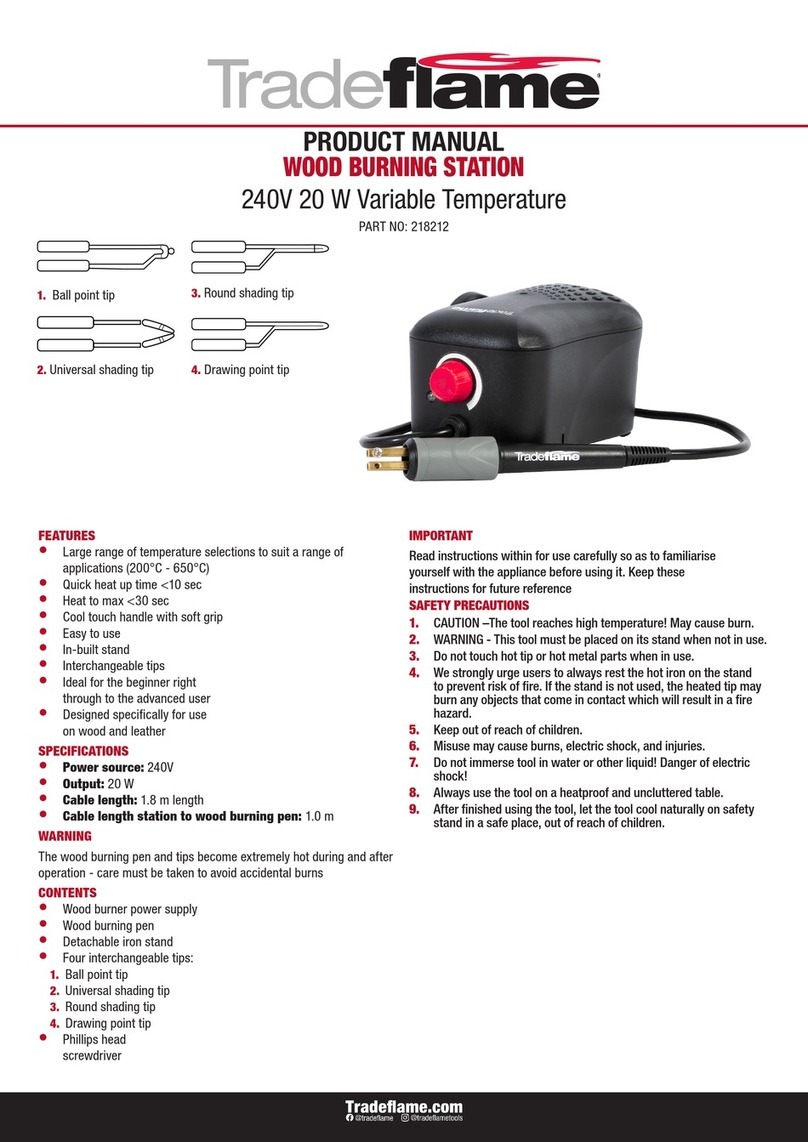 Tradeflame 218212 product manual