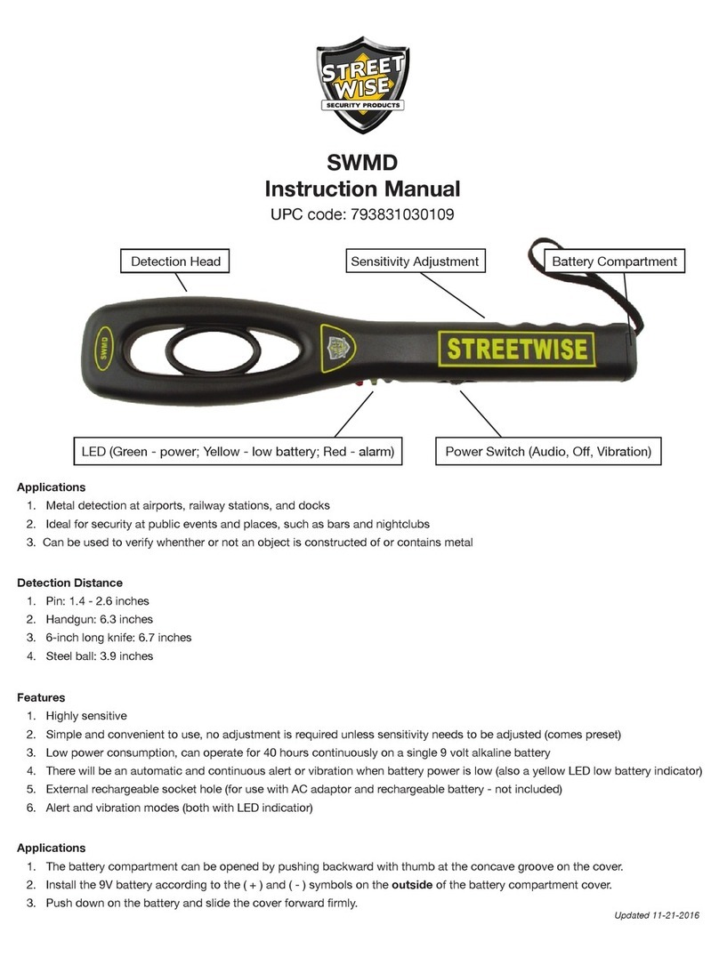 STREET WISE SWMD instruction manual
