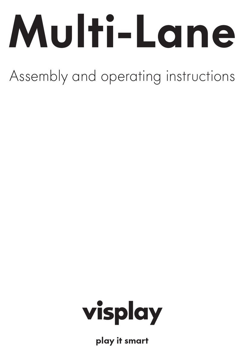 visplay Multi-Lane Assembly and operating instructions visplay Multi-Lane Assembly and operating instructions