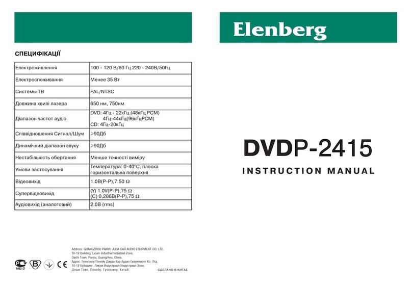 Elenberg DVDP-2415 instruction manual