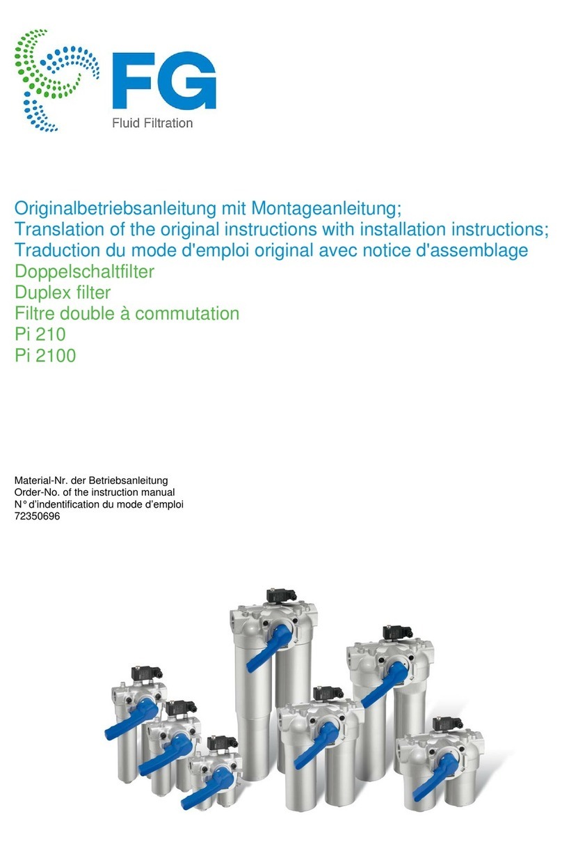 Filtration Group FG Pi 2105 User manual