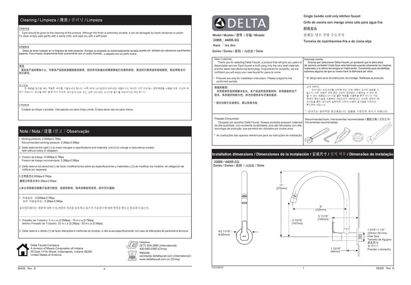 Delta Kami 33905 User manual