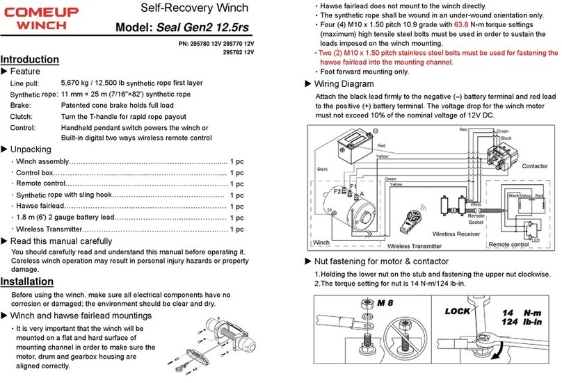Comeup Seal Gen2 12.5rs quick start guide Comeup Seal Gen2 12.5rs quick start guide