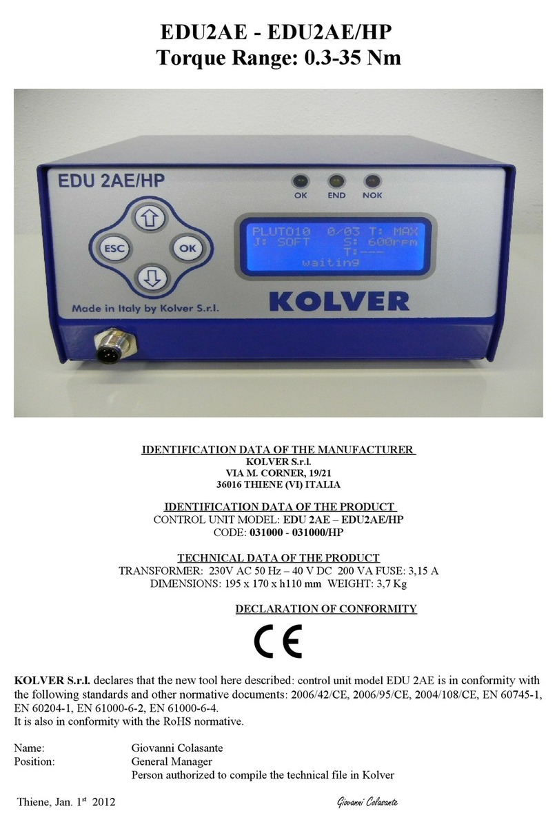 Kolver EDU2AE manual