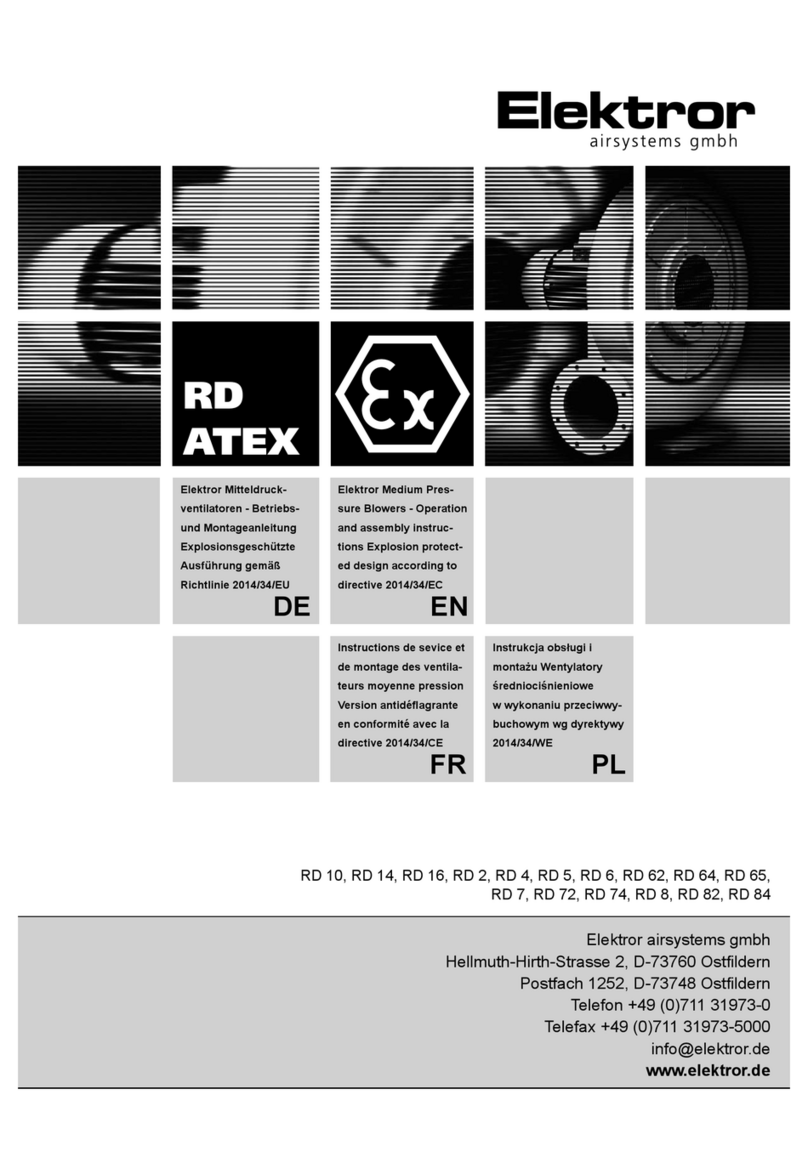 Elektror RD 10 Operation and assembly instructions