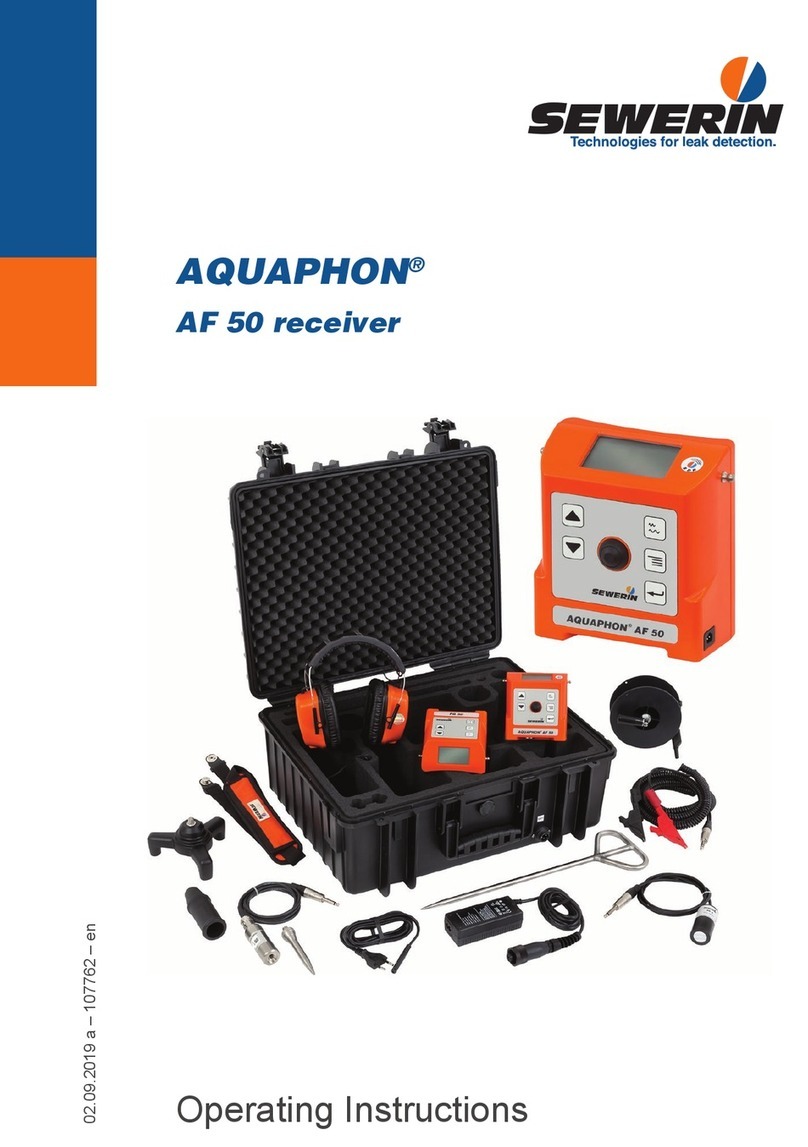 sewerin AQUAPHON AF 50 operating instructions