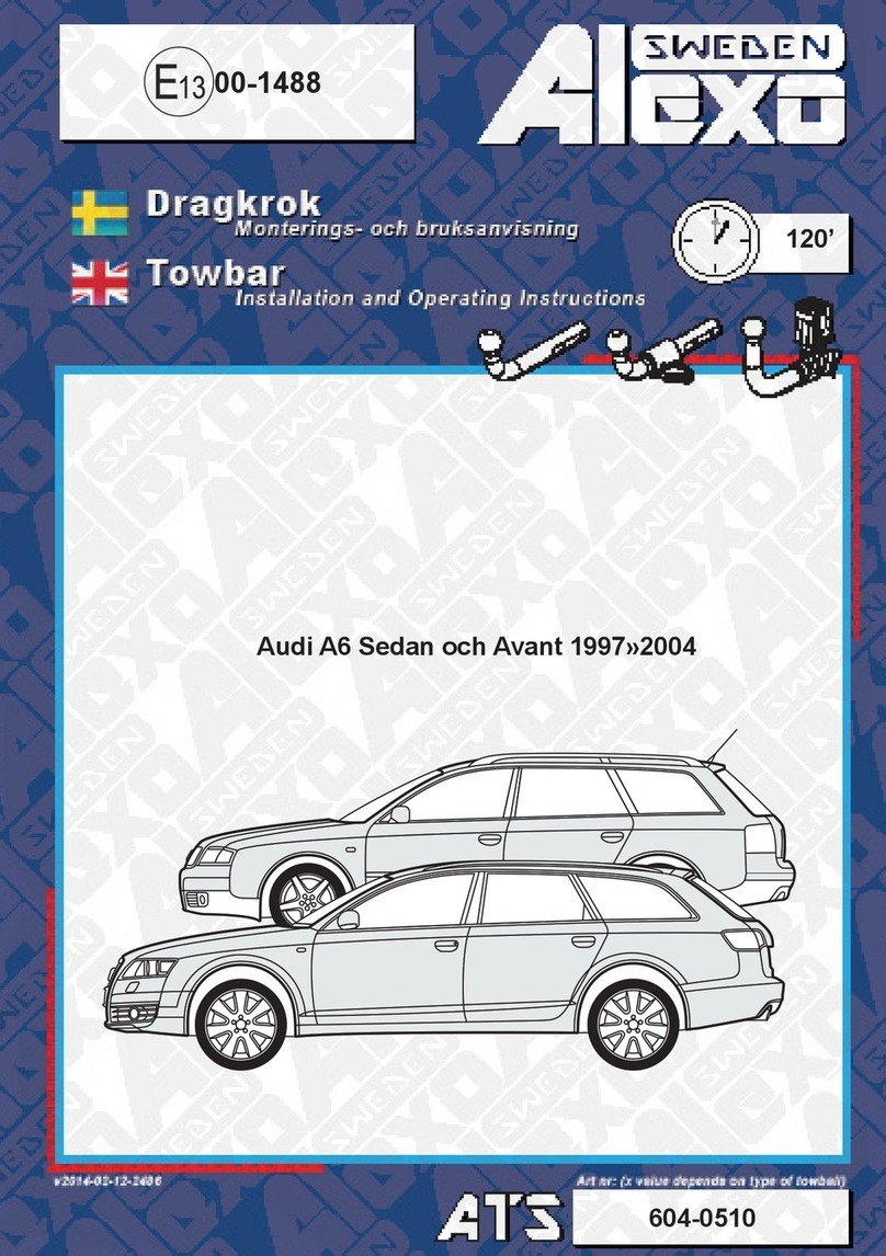 Alexo Sweden 604-0510 Installation and operating instructions Alexo Sweden 604-0510 Installation and operating instructions