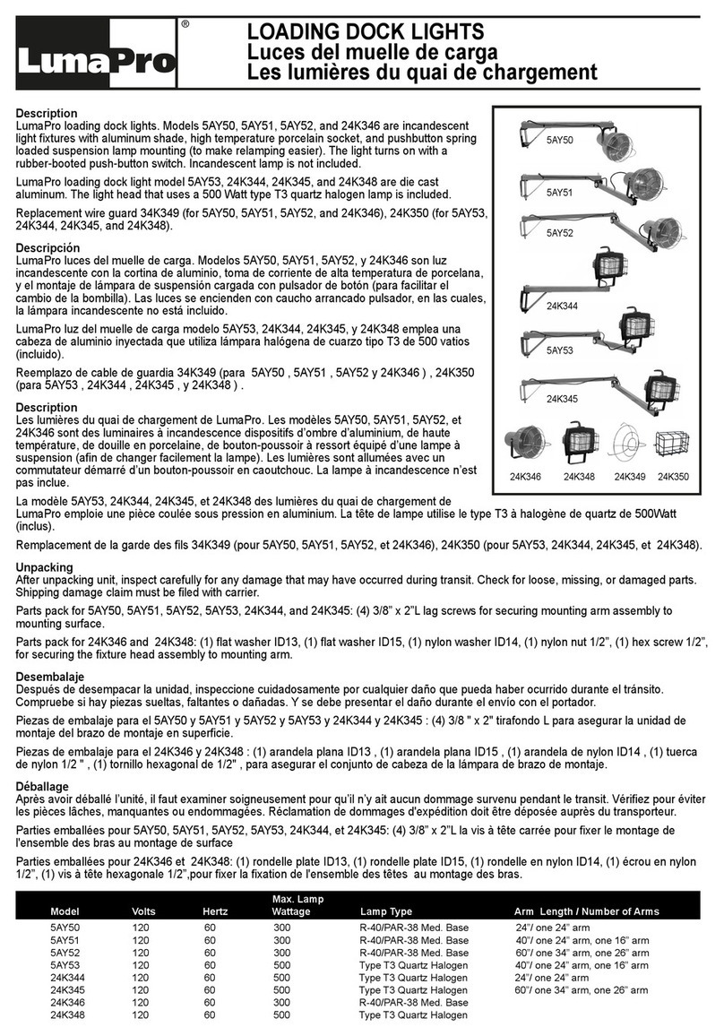 LumaPro 5AY50 quick start guide
