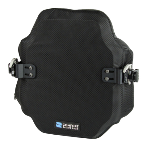 Comfort Company RADIUS BACK Attaching Compass  4 manual
