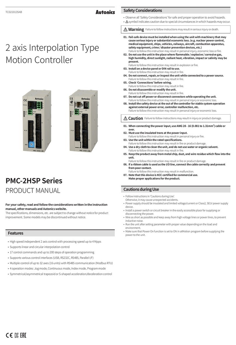Autonics PMC-2HSP Series product manual