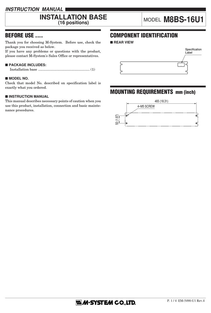 M-system M8BS-16U1 User manual