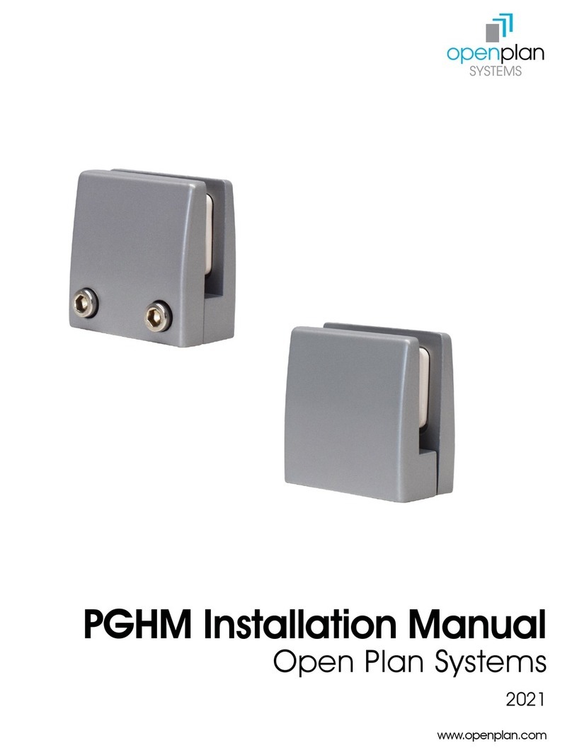 Open Plan Systems PGHM installation manual