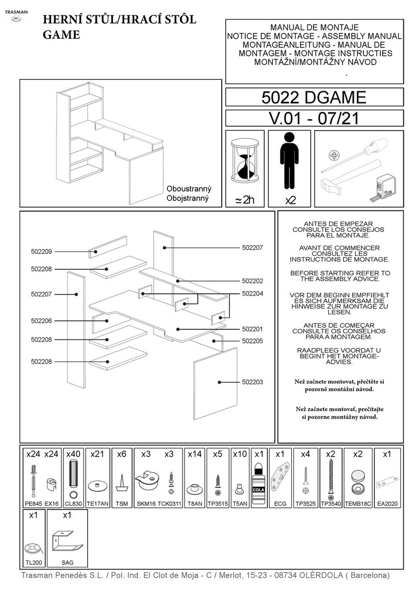 Trasman 5022 DGAME Assembly manual