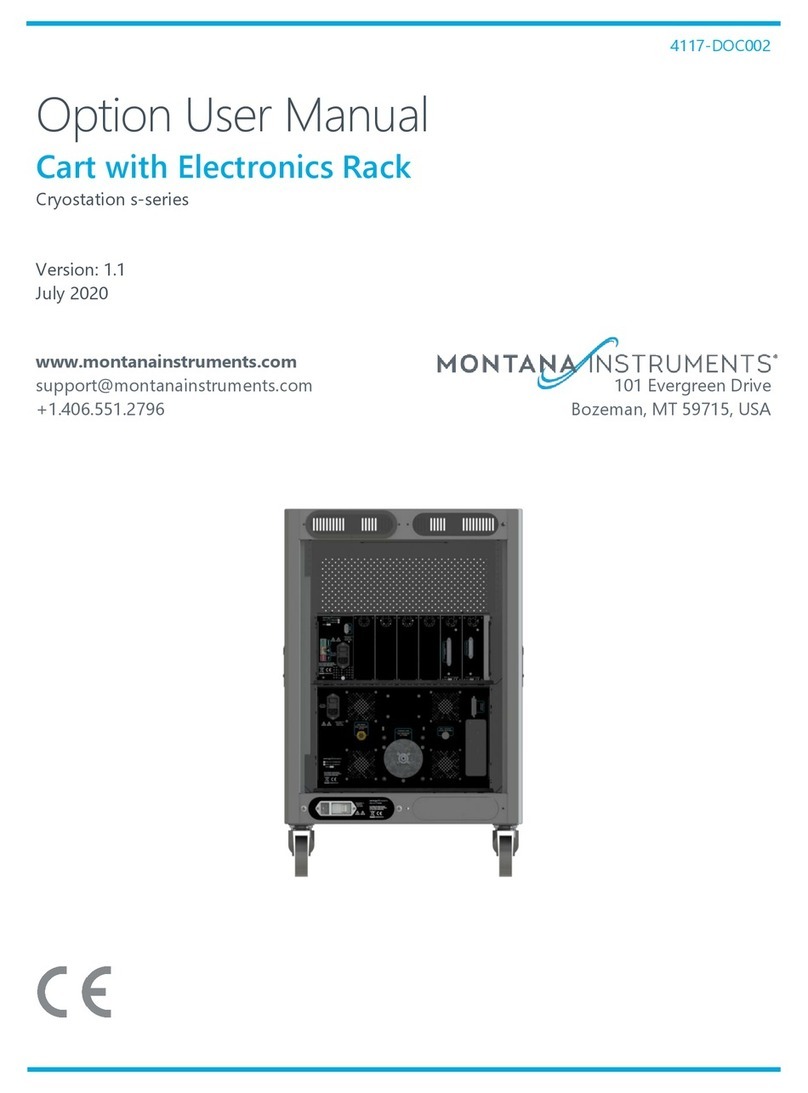 Montana Instruments Cryostation S Series user manual Montana Instruments Cryostation S Series user manual