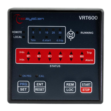 TECSYSTEM VRT600 SERIES instruction manual