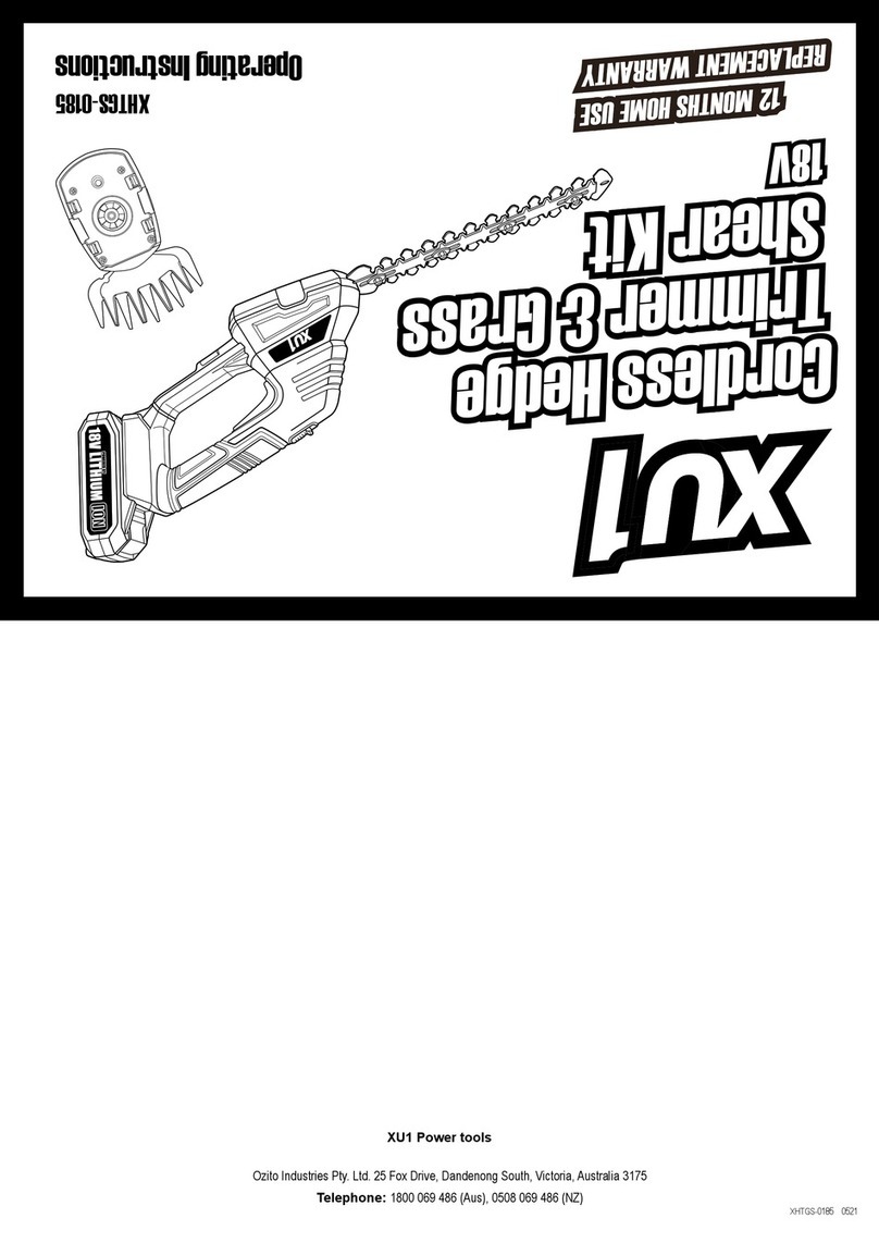 XU1 XHTGS-0185 operating instructions