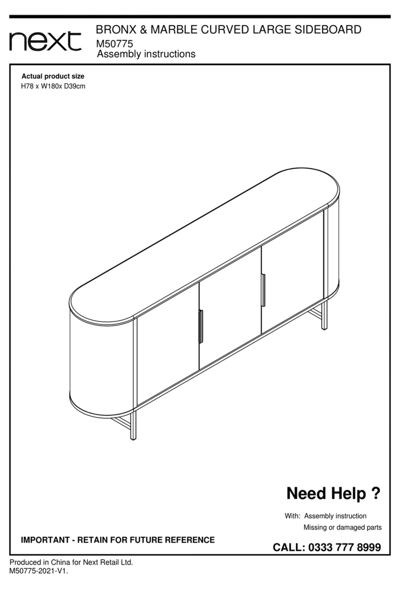 Next BRONX & MARBLE M50775 User manual Next BRONX & MARBLE M50775 User manual