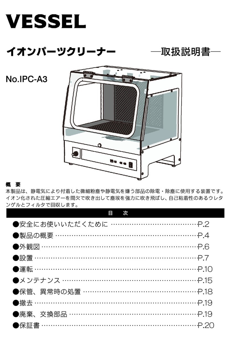 Vessel IPC-A3 instruction manual