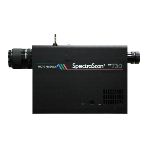 Jadak Photo Research SpectraScan PR-7 Series user manual