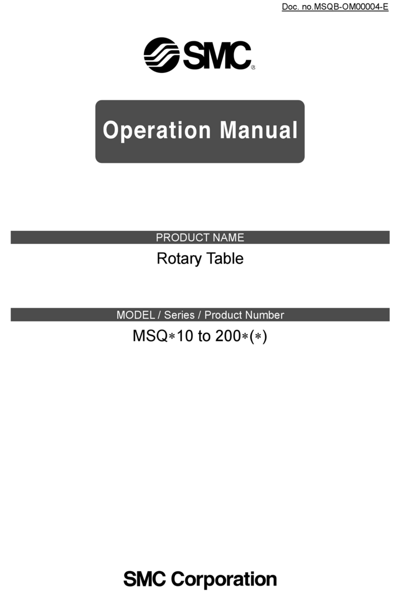 SMC Networks MSQ Series Operation manual
