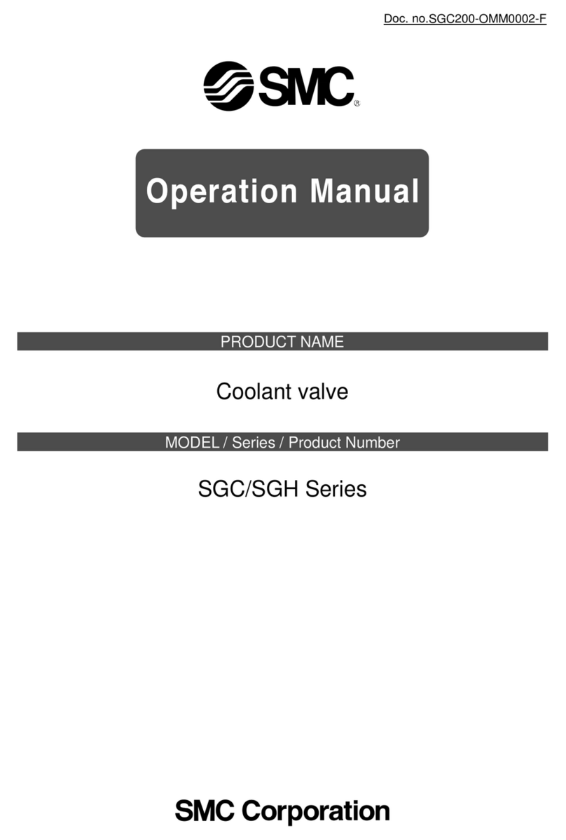 SMC Networks SGC Series Operation manual